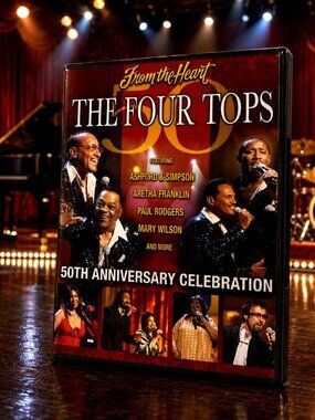 The Four Tops: 50th Anniversary Celebration (DVD, Region 1) Very Good condition!
